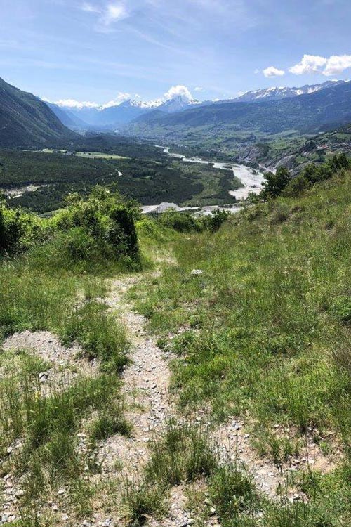 Wandern über Auen